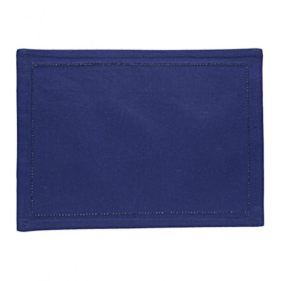 Lugar Americano 45x33cm Algodão Azul Escuro